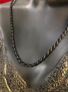 VOG SİYAH RENK İP HER TÜRLÜ KOLYE UCU TAKILAN UÇ KISMI PİRİNÇ KİLİT KISMI ÇELİK KOLYE