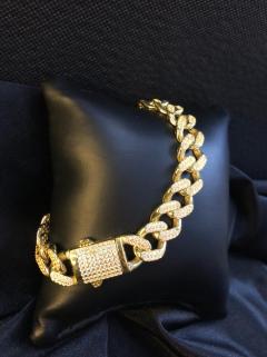 VOG SERİSİ ÇOK TAŞLI SARI RENK BİLEKLİK