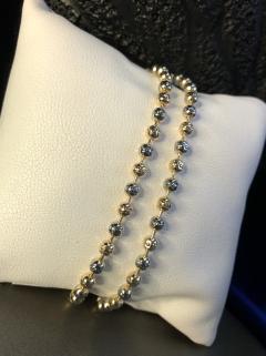 Vog Xuping Model Dorika Top Yeşil,Beyaz Çift Renk Çelik Antialerjik Kararmaz Kolye