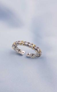 Vog Xuping Tiffany&Co Vip Kadın Micro Kaplama Swarovski Taşlı Çelik Yüzük