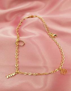 Vog Xuping Vip Pirinç Üzerine 24 Ayar Kaplama Balık Figürlü Çıngırak Sesli Sarı Renk Hal Hal