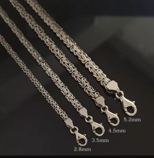 5.2mm Yassı Ezme Kral Model 925 Ayar Erkek Gümüş Bileklik