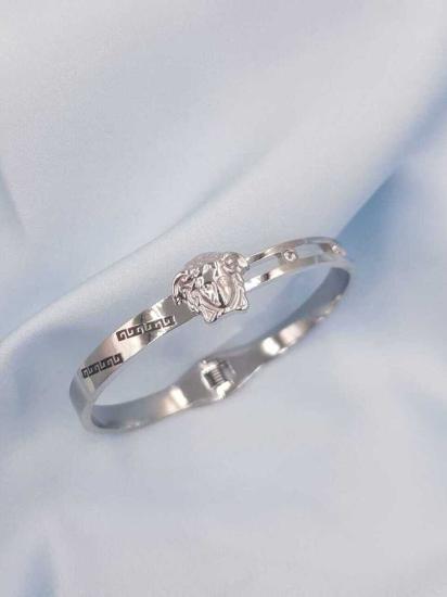 Vog Çelik Medusa Model Tasarım Beyaz Renk Sevgiliye,Anneye,Arkadaşa Bileklik