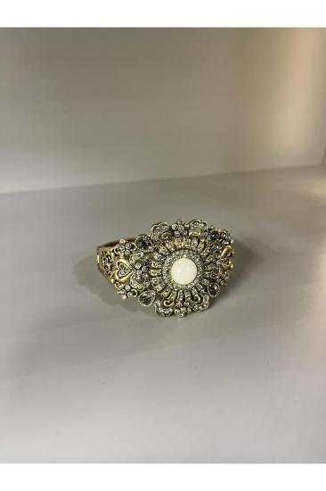 Elmas Montür Osmanlı Motifli Prinç Meteryal • Sevgiliye • Eşe • Anneye • Hediye Kelepçe Bilezik