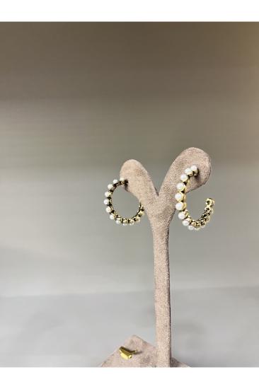 Vog Prinç Meteryal Halka Model İnci Detay Sevgiliye,Anneye,Arkadaşa Hediye Küpe