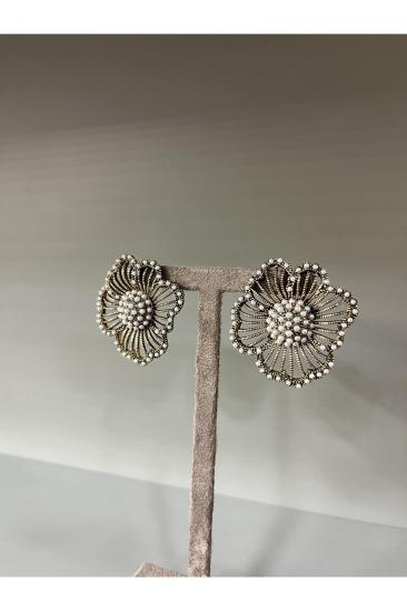 Elmas Montür Çiçek Figür İnci Detay Prinç Meteryal • Sevgiliye • Eşe • Anneye • Hediye Küpe