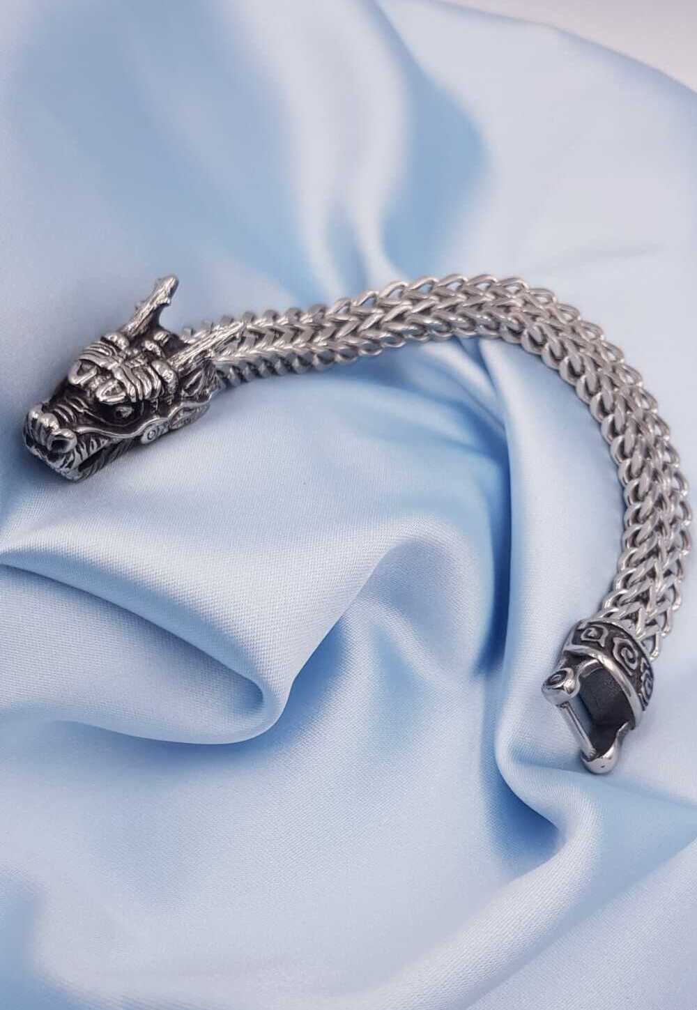 VOG OUROBOROS  DRAGON BRACELET EJDERHA BİLEKLİK İSVEÇ PASLANMAZ ÇELİK