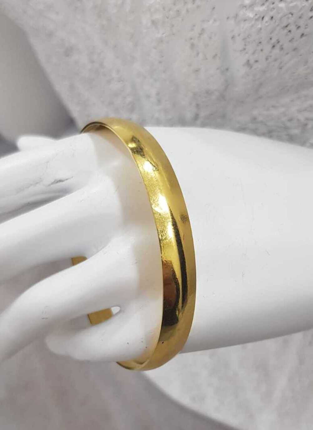 24 Ayar Altın Kaplama 0.8 Mm Baca Bilezik * Düğün • Nişan • Söz Takı Bileziği