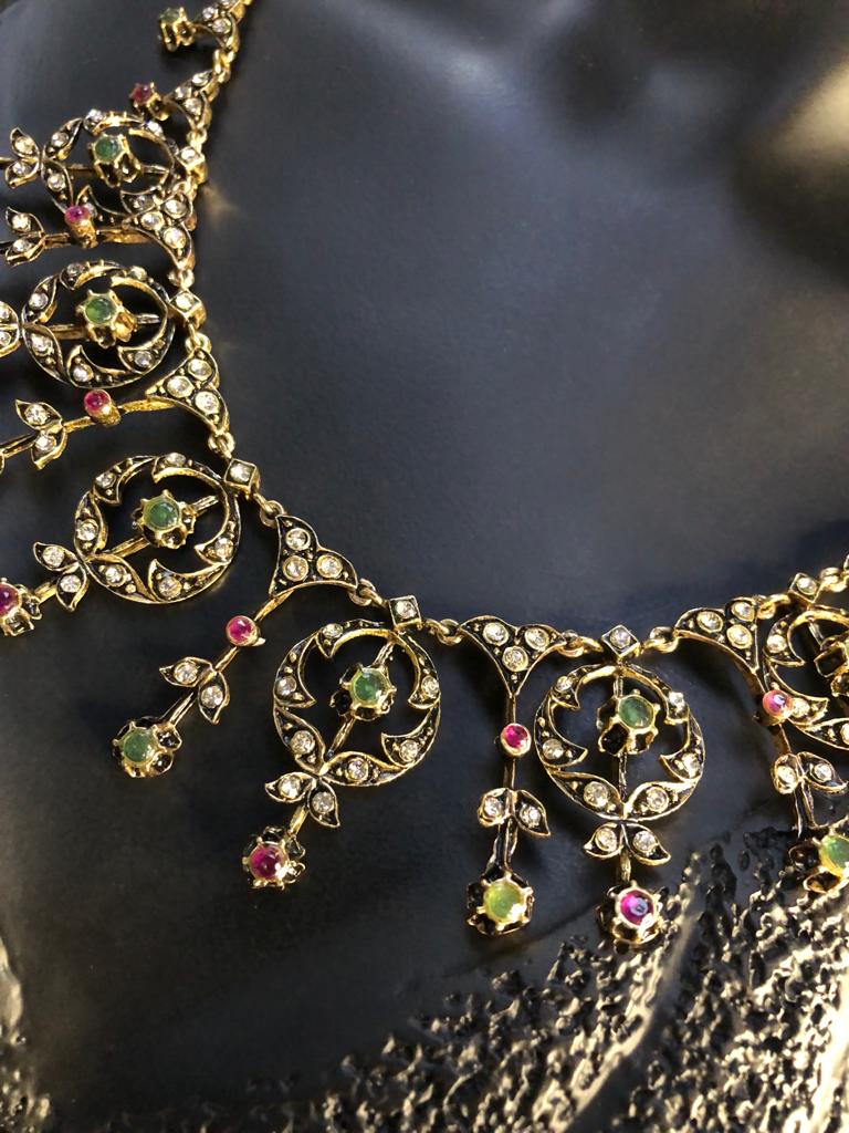 Elmas Model Şık Tasarım Prinç Meteryalli 2 • Sevgiliye • Eşe • Anneye • Gerdanlık Choker