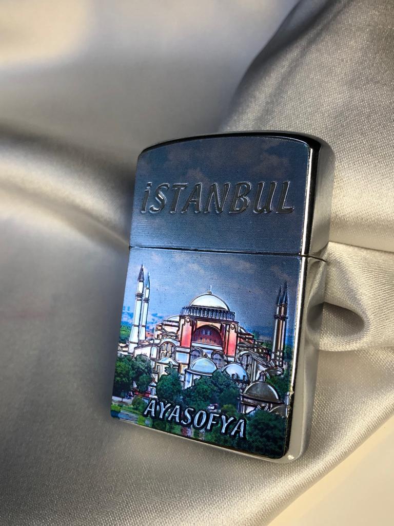 VOG iSTANBUL AYASOFYA DETAYLI ZİPPO MODELİ SEVGİLİLER GÜNÜ ÖZEL GÜN YILBAŞI HEDİYESİ ÇAKMAK