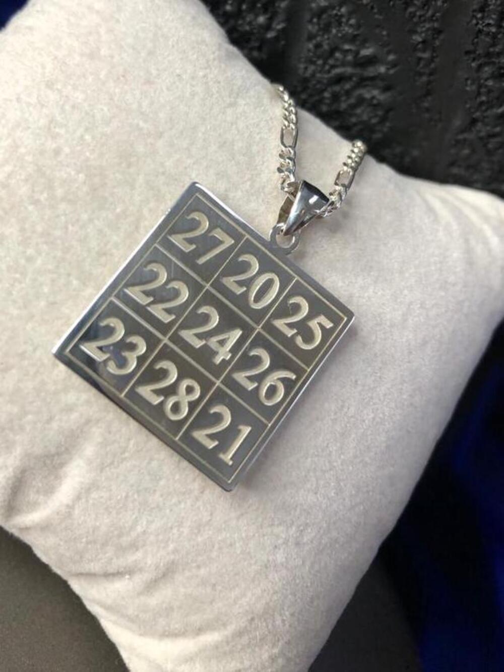 Kubera Para Mantra 925 Ayar Gümüş Unisex Kolye