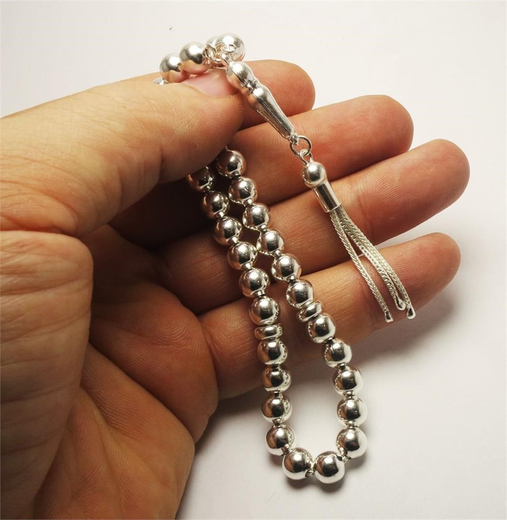 Erkek Gümüş Bileklik - Düz Küre Orta Boy 21 gr • Işıklı Kutuda • Sevgiliye • Eşe • Babaya