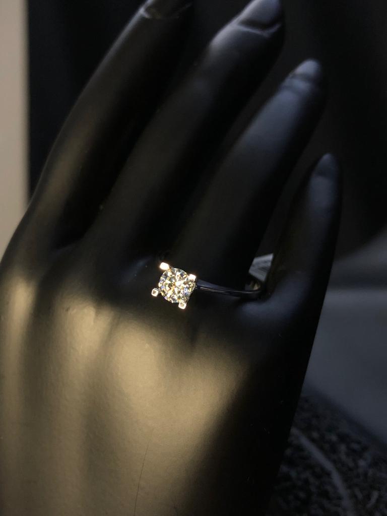 VOG MAZONİT TEK TAŞ YÜZÜK 14 AYAR BEYAZ ALTIN 1.75 GRM (0.42 CT)MAZONİT