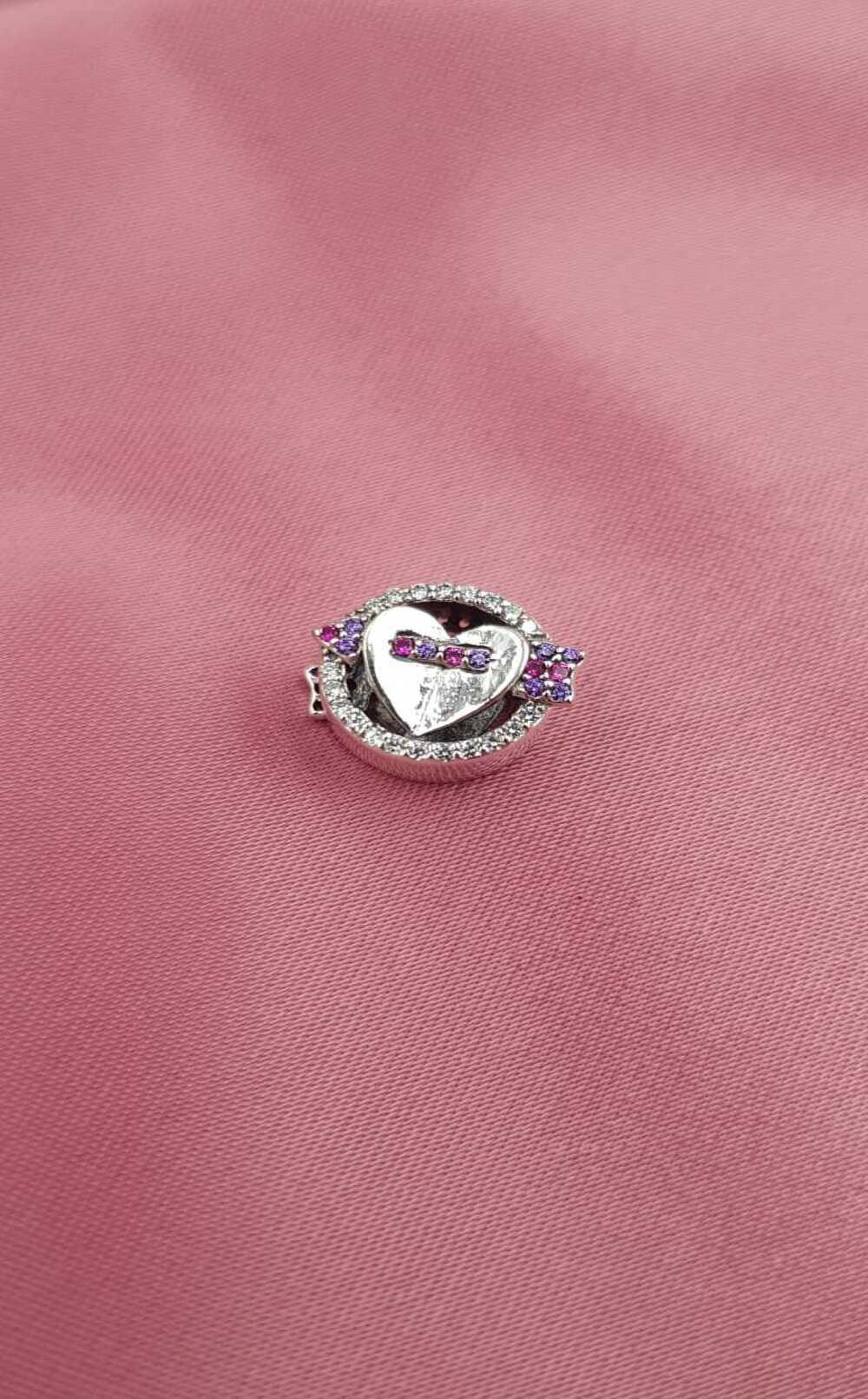 Vog Pandora’s Charm’s Aşk,Kalp Ve Ok 925 Ayar Gümüş Charms