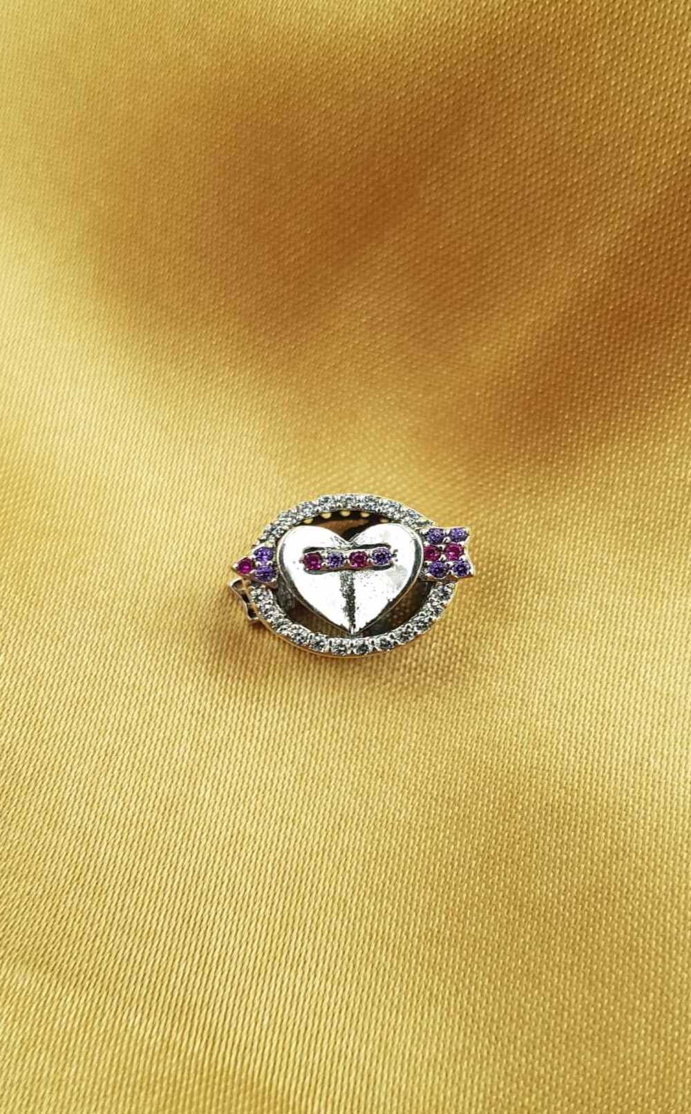 Vog Pandora’s Charm’s Aşk,Kalp Ve Ok 925 Ayar Gümüş Charms