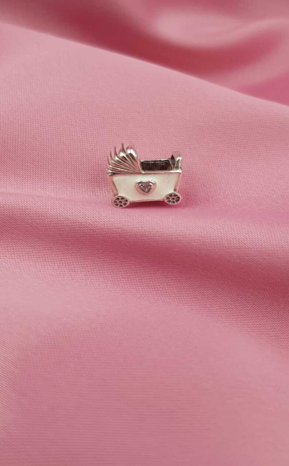 Vog Pandora’s Charm’s Bebek Arabası Model 925 Ayar Gümüş Charms
