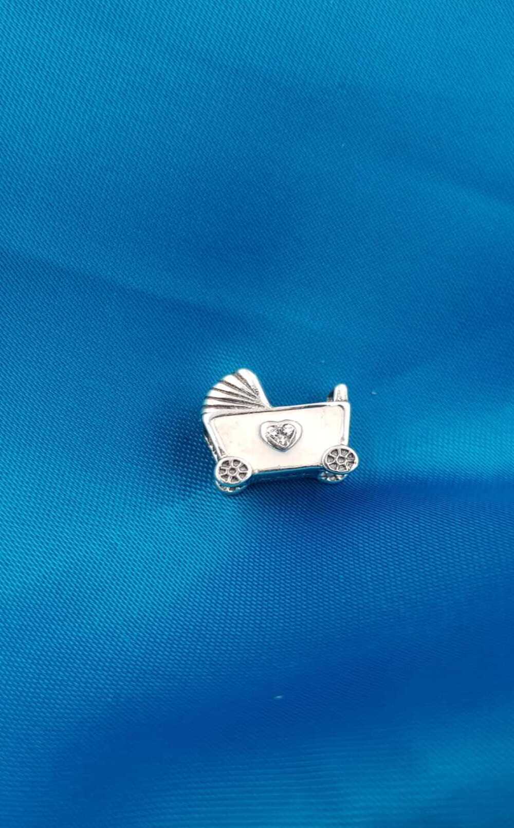 Vog Pandora’s Charm’s Bebek Arabası Model 925 Ayar Gümüş Charms