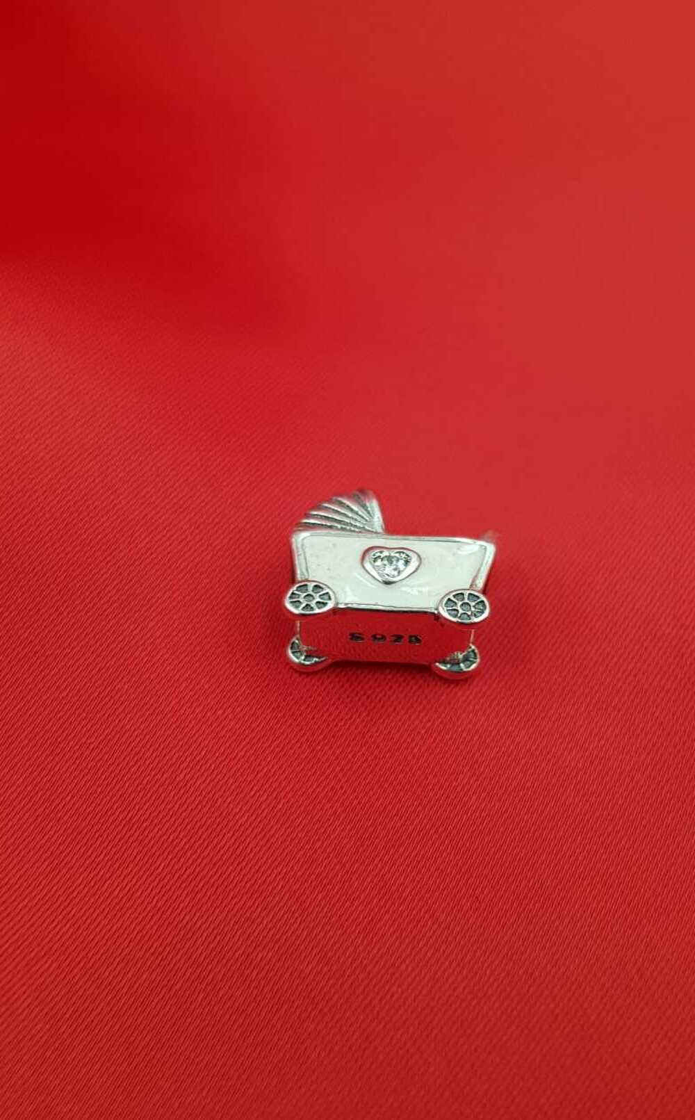 Vog Pandora’s Charm’s Bebek Arabası Model 925 Ayar Gümüş Charms