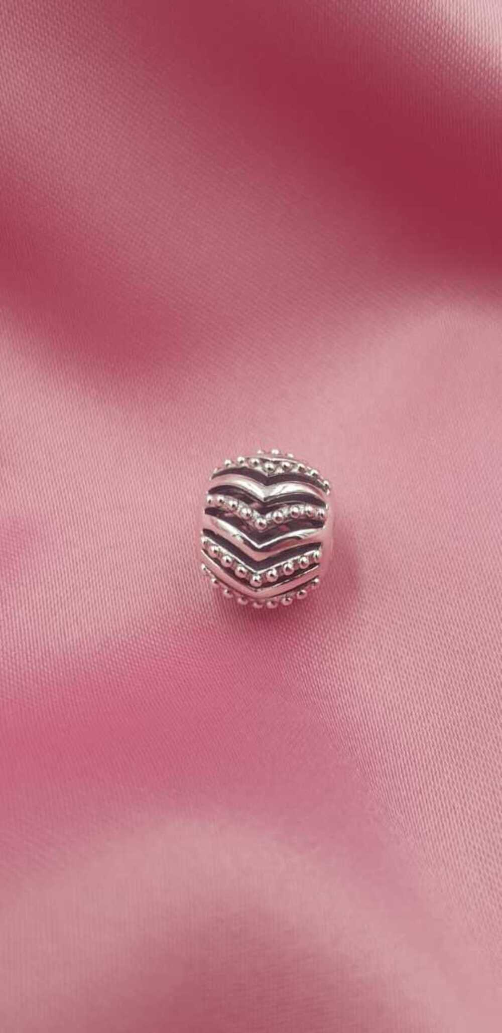 Vog Pandora’s Charm’s Geçişli Boncuk Köpüklü 925 Ayar Gümüş Charms