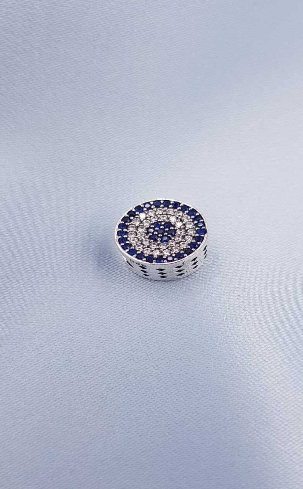 Vog Pandora’s Charm’s Göz Boncuk Taş Detaylı 925 Ayar Gümüş Charms