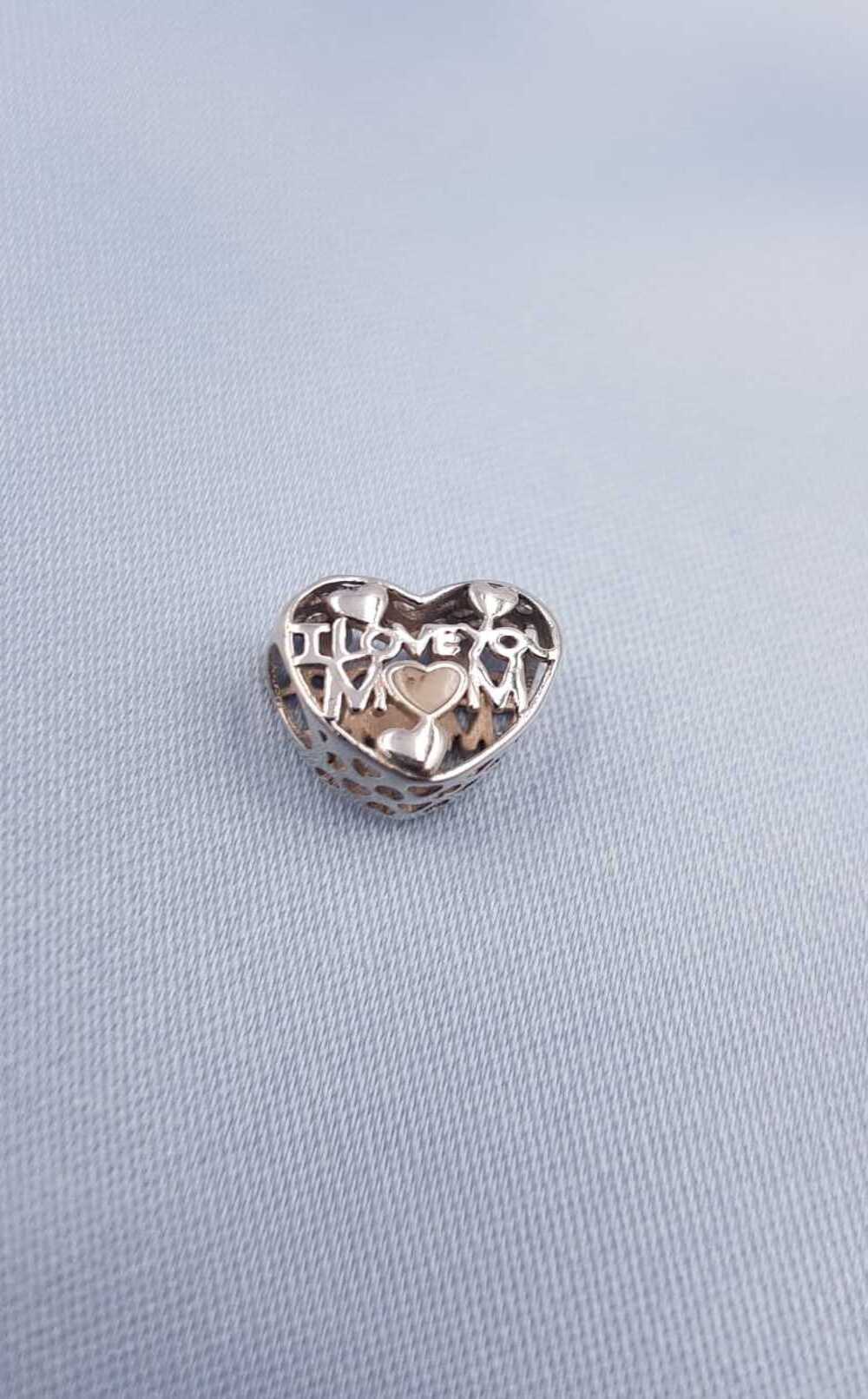 Vog Pandora’s Charm’s I Love You Mom Seni Seviyorum Anne Yazılı 925 Ayar Gümüş Charms
