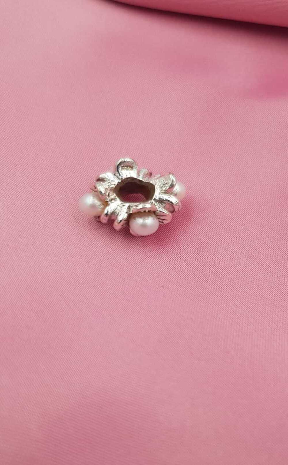 Vog Pandora’s Charm’s İnci Detay 925 Ayar Gümüş Charms
