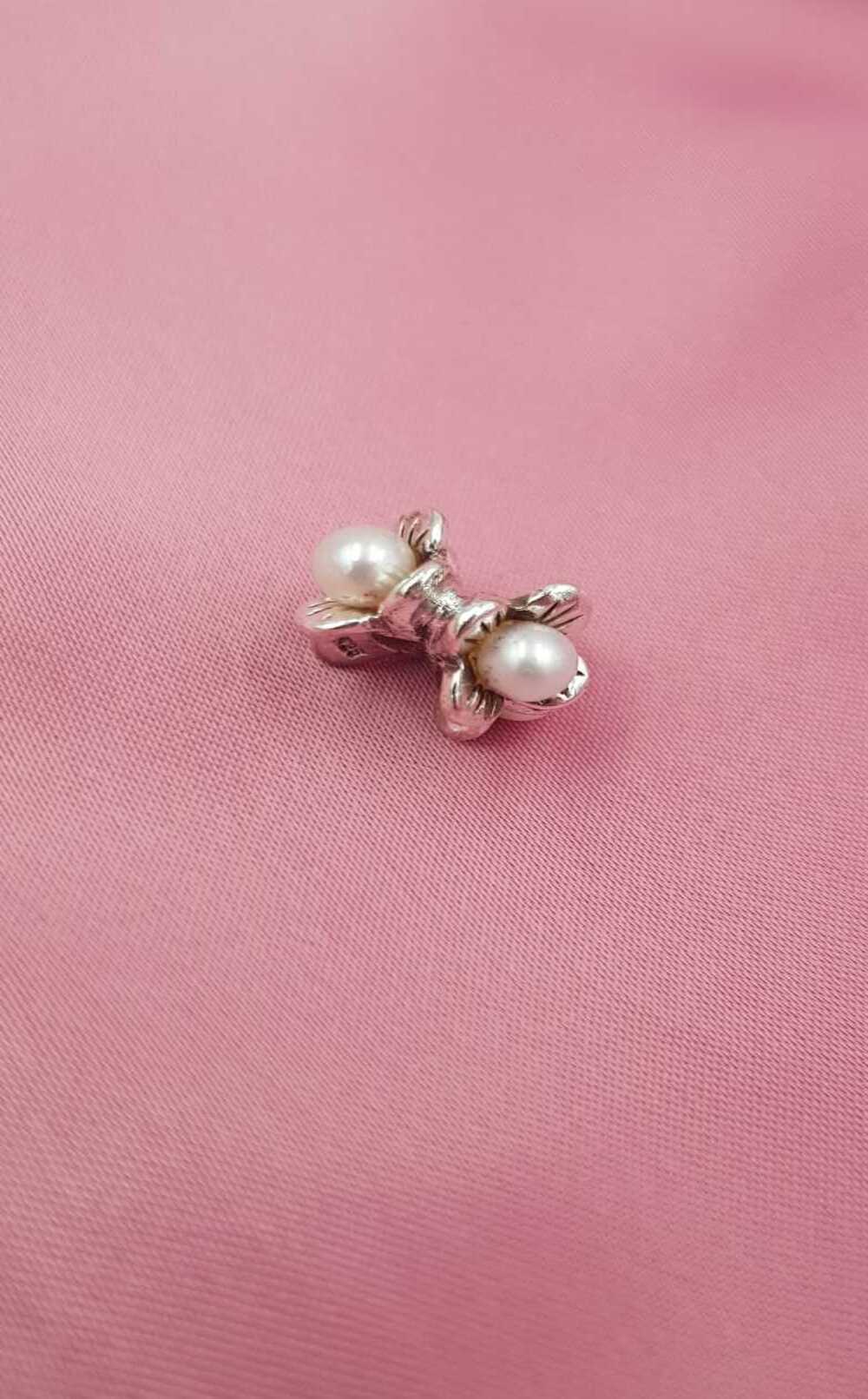 Vog Pandora’s Charm’s İnci Detay 925 Ayar Gümüş Charms