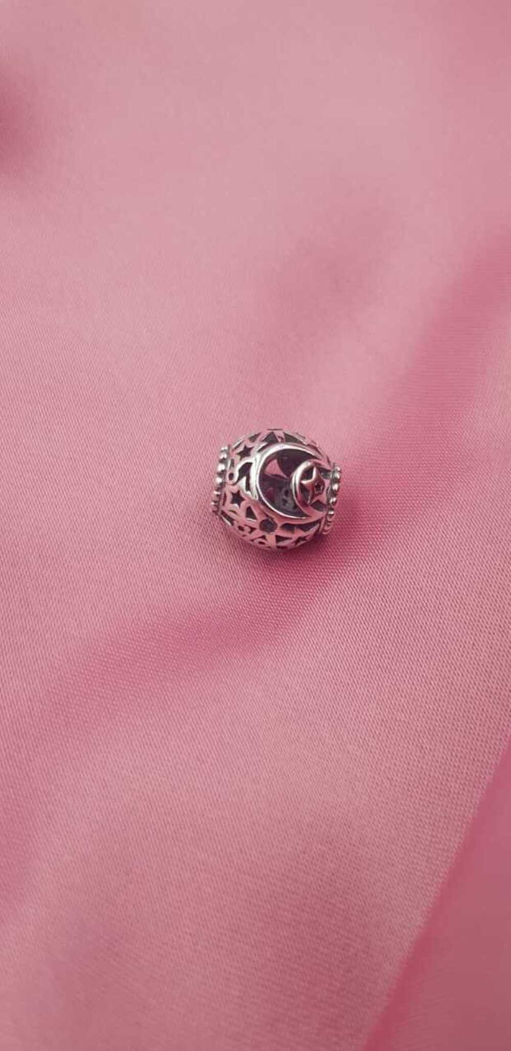 Vog Pandora’s Charm’s  Kafes İçi Güneş, Yıldız ve Ay Charm  925 Ayar Gümüş Charms