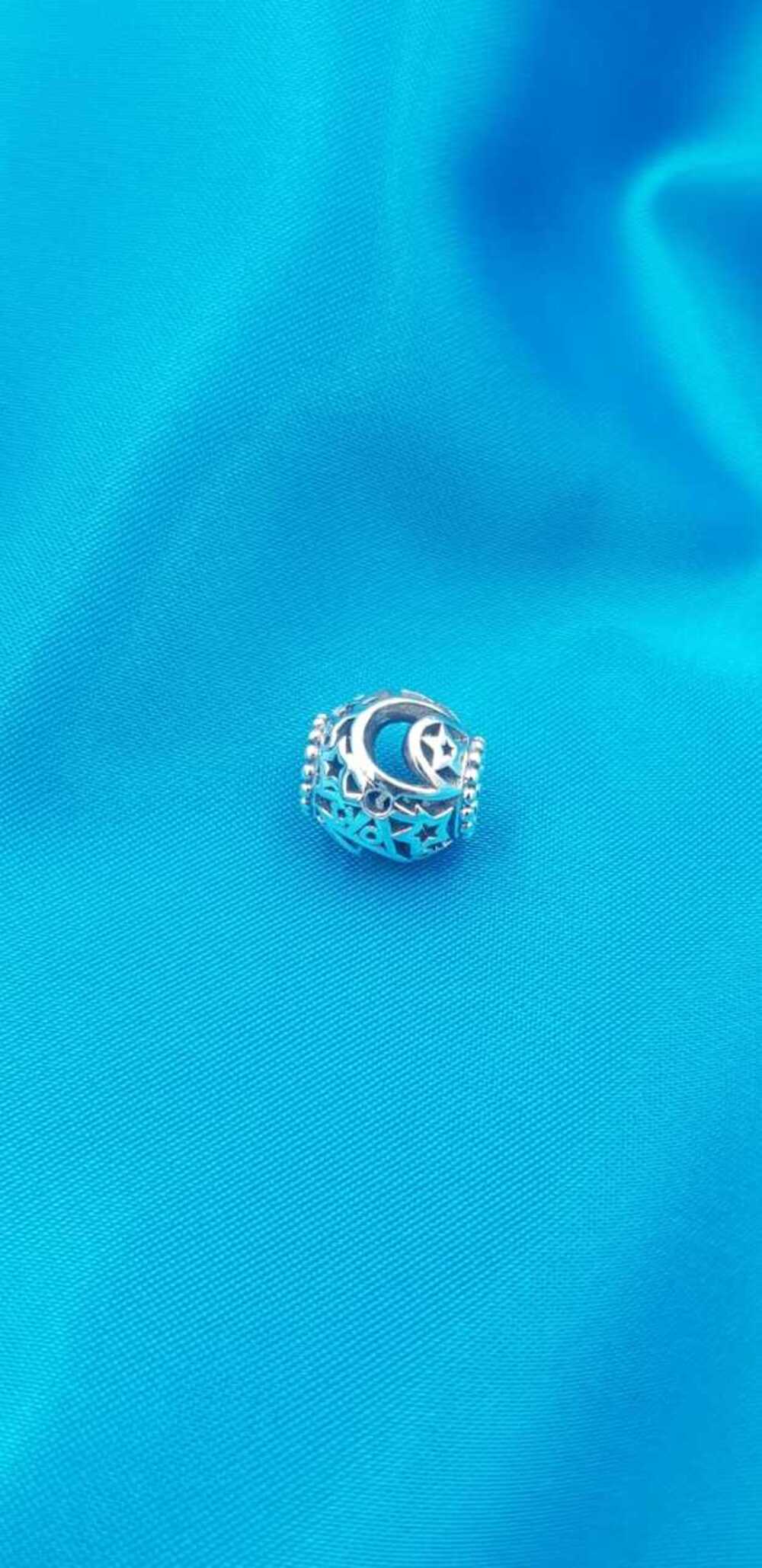 Vog Pandora’s Charm’s  Kafes İçi Güneş, Yıldız ve Ay Charm  925 Ayar Gümüş Charms