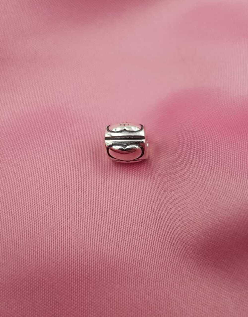Vog Pandora’s Charm’s Kalp Detaylı Kilit,Stoper 925 Ayar Gümüş Charms