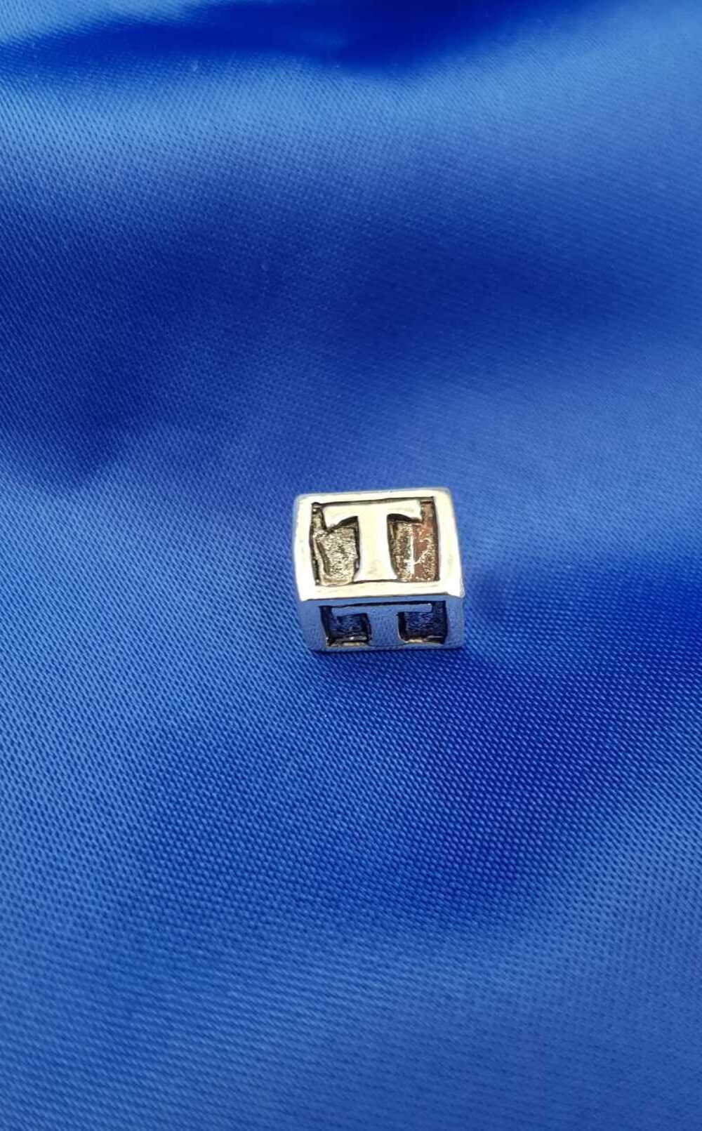 Vog Pandora’s Charm’s (T) Harf Detaylı 925 Ayar Gümüş Charms