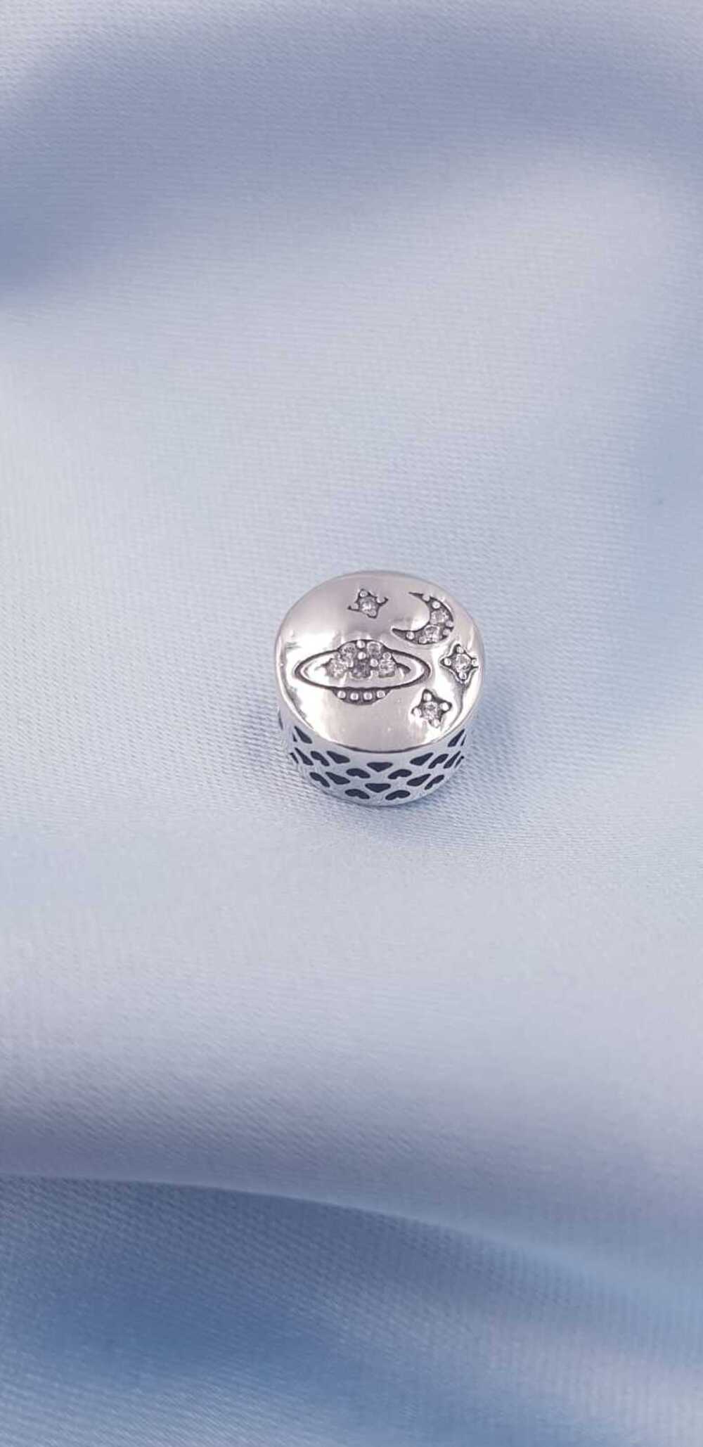 Vog Pandora’s Charm’s Uzay Mekiği.Yıldız Ve Ay 925 Ayar Gümüş Charms
