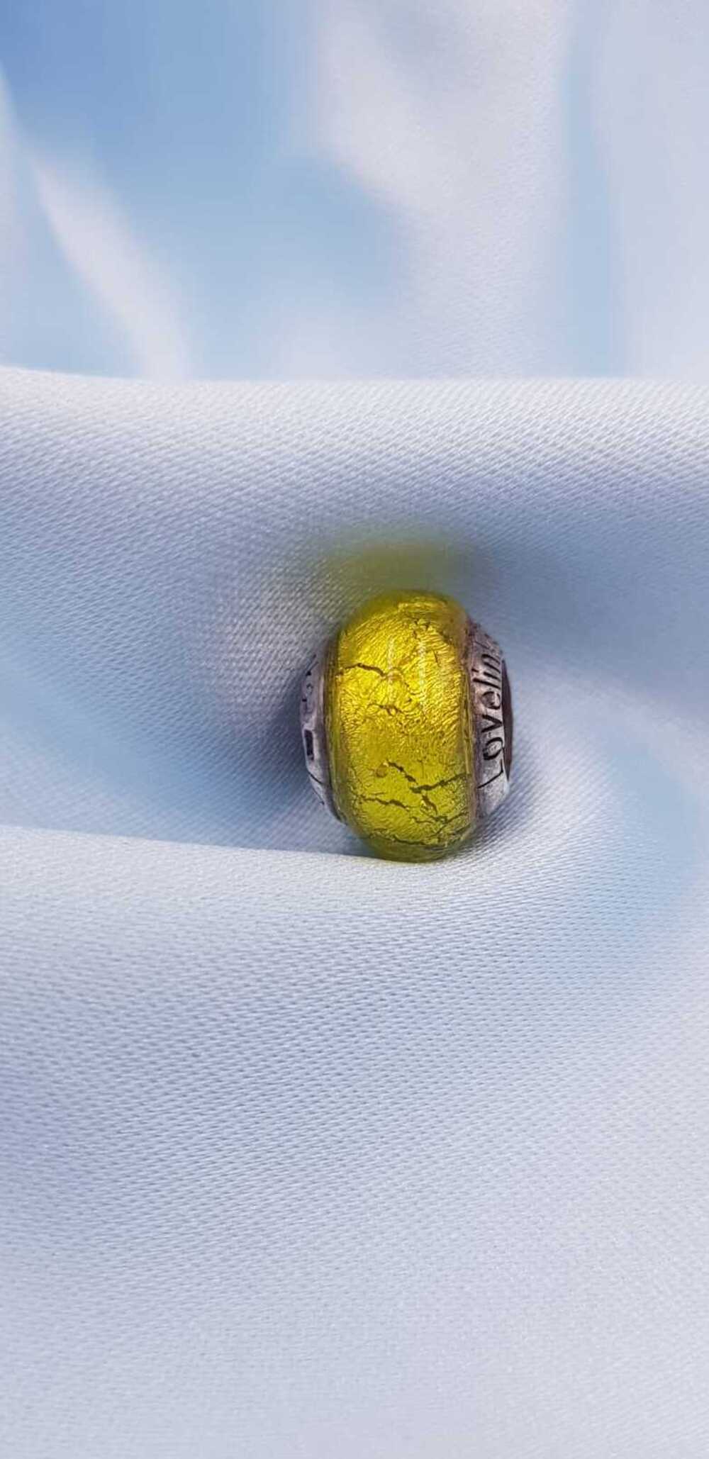 Vog Pandora’s Charm’s Yeşil Renkli Murona Cam 925 Ayar Gümüş Charms