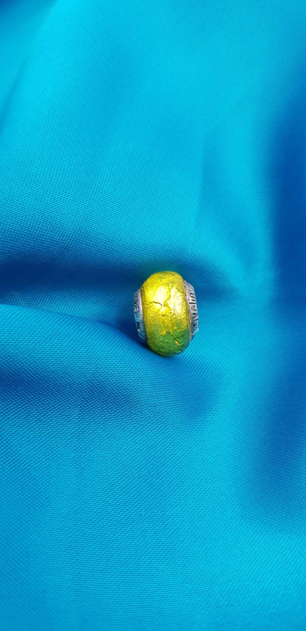 Vog Pandora’s Charm’s Yeşil Renkli Murona Cam 925 Ayar Gümüş Charms