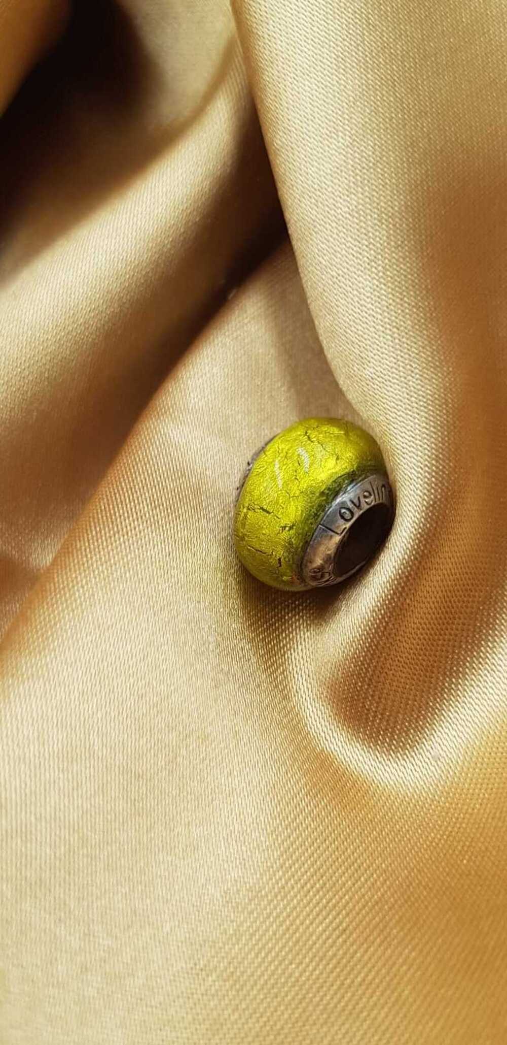 Vog Pandora’s Charm’s Yeşil Renkli Murona Cam 925 Ayar Gümüş Charms