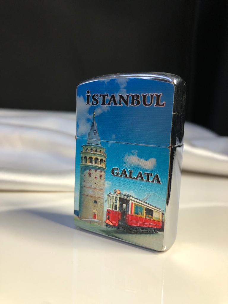 VOG GALATA KULESİ İSTANBUL DETAYLI ZİPPO MODELİ SEVGİLİLER GÜNÜ ÖZEL GÜN YILBAŞI HEDİYESİ ÇAKMAK