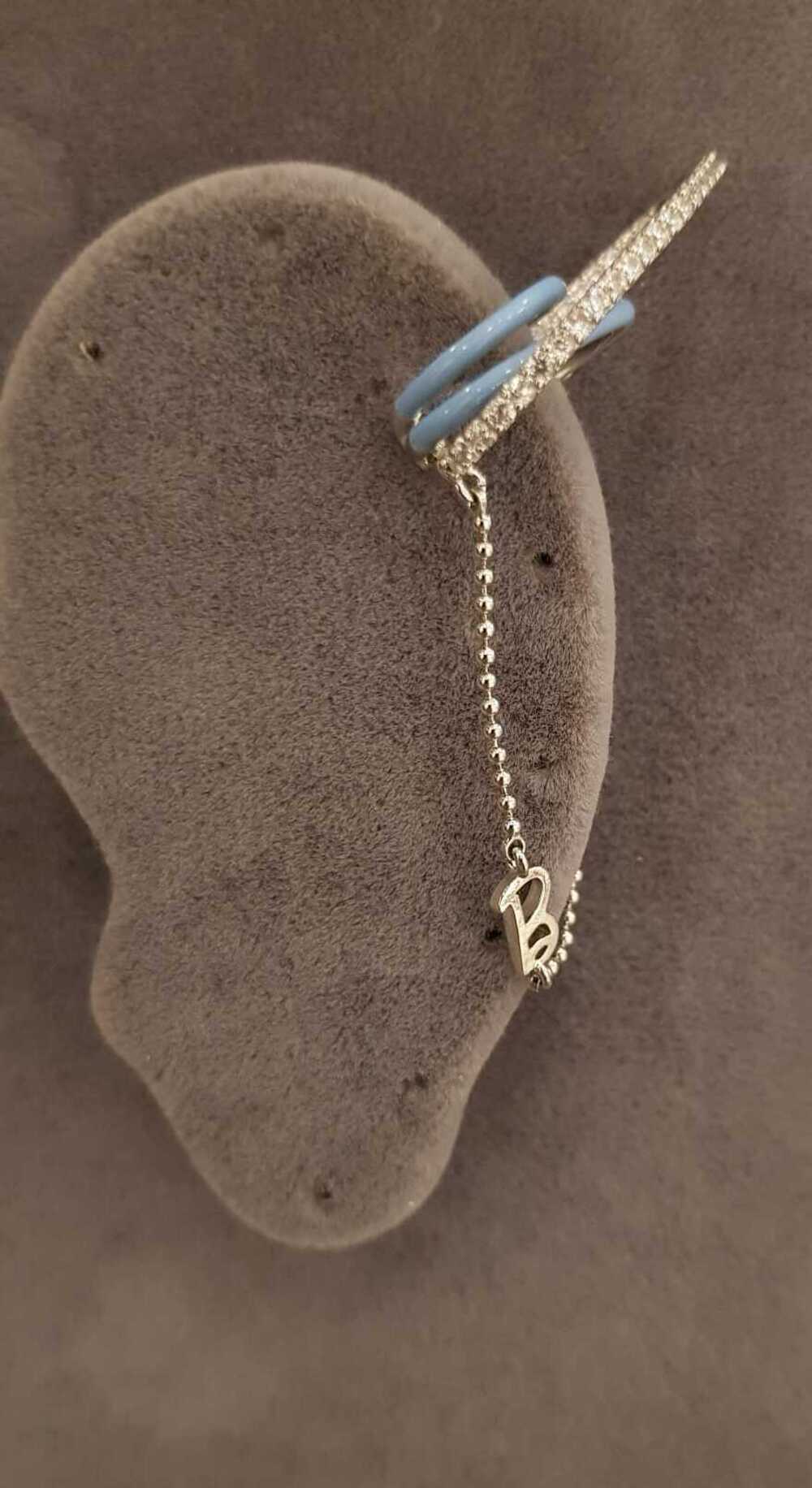 Vog Xuping Model Şık Tasarım Micro Kaplama Earcuff Kıkırdak Küpe