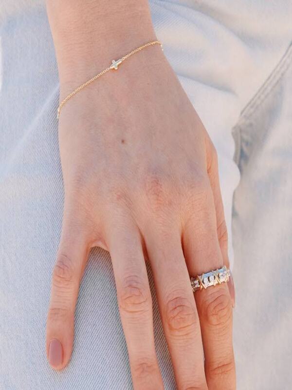 Vog Xuping Tiffany&Co Vip Kadın Micro Kaplama Swarovski Taşlı Çelik Yüzük