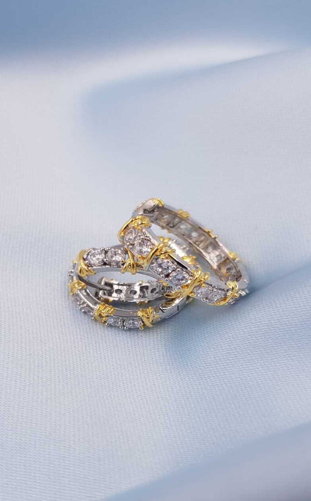 Vog Xuping Tiffany&Co Vip Kadın Micro Kaplama Swarovski Taşlı Çelik Küpe