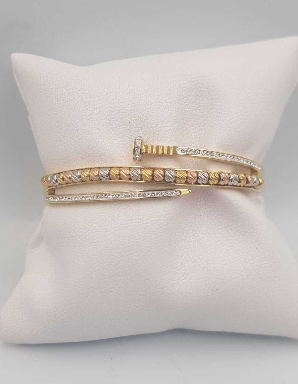 Vog Çelik Dorika Toplu Çivi Model Cartier’s Tasarım Sevgiliye,Anneye,Eşe,Arkadaşa Bileklik Kelepçe